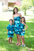 Night Time Surf Womens Elastic Tube Top Sundress